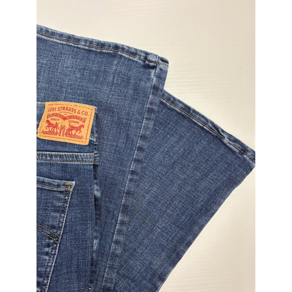 Levi's 505 Straight 34x32 Jeans Men's Medium Wash Denim Classic Fit - Picture 8 of 13